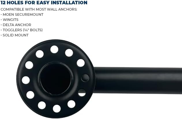 ADA Grab Bar Bundle, Oil Rubbed Bronze, Pack of 3, 18/36/42 in | ADA Compliance, 1.5 in Diameter, Toilet and Shower Grab Bars, for Commercial Restrooms - color: Oil Rubbed Bronze