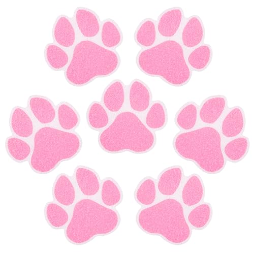 Secopad Non-Slip Bathtub Stickers, 20 PCS Large Safety Bathroom Tubs Showers Treads Adhesive Decals with Scraper (Pink) - color: Pink