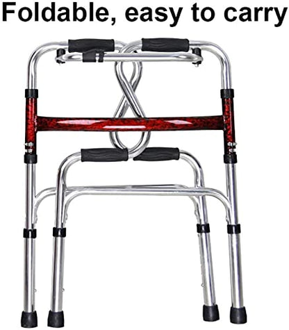 Rollator Grab Bars for Bathroom, Folding Toilet Safety Surround Frame, Elderly Adjustable Aluminum Alloy Bathroom Anti-Slip Rail Handrai