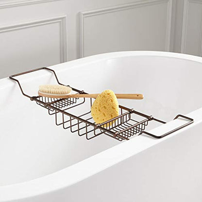 Signature Hardware 123698 Nottingham Brass Tub Caddy - color: Oil Rubbed Bronze