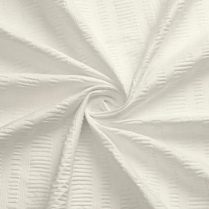 Aiyufeng Cream Stall Fabric Shower Curtain - Soft & Lightweight Small Shower Curtain with Texture for Narrow Stall Size, Machine Washable - 36x72, Cream - color: Cream, size: 36"W x 72"L (Pack of 1)