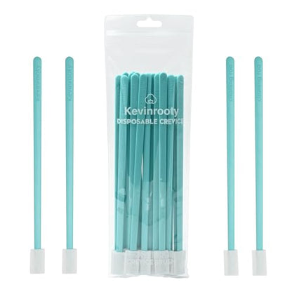 20PCS Crevice Cleaning Brush Tool Kit, Disposable Toilet Brush & Seat Cleaner (Blue)