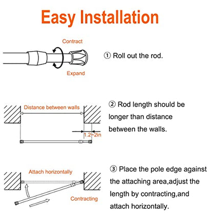 2 Pack Small Tension Rods 26 in to 39 Curtain Rods Window Rods in Extendable Width Spring Cupboard Bars for Kitchen Utensils, Closet, and Cabinet, Fit in The Spaces to Stay Up 26 to 39 in - color: White, size: 26" to 39"-2PCS