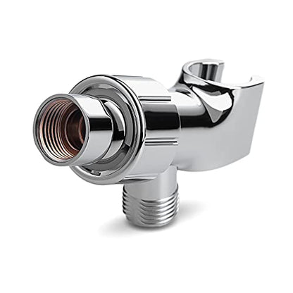 Shower Arm Holder for Handheld Shower Head, Adjustable Mount Bracket, G 1/2 3-Way Shower Arm Adapter with Swivel Ball,Universal Mount,Arm（abs）cooper head - color: Arm（ABS）cooper head