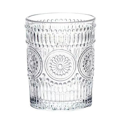 Glass Toothbrush Holders for Bathrooms, 10 oz Clear Tooth Brushing Dispenser, Small Tooth Brush Organizer for Vanity Countertop, Toothpaste Storage Stand, Tumbler Cup for Makeup Brushes