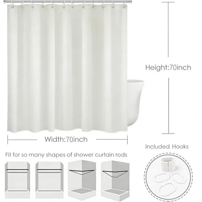 Jungle Parrot Shower Curtain, Tropical Bird Rainforest Forest, 70 x 70 Inch | Waterfall Exotic Floral Birds, Green Leaves Nature Plant Flower, Bathroom Curtains Polyester Fabric Bathtub Decor with Hooks - size: 70"W x 70"L (Pack of 1)