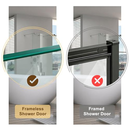 Shower Door Hooks for Towels, 2 Packs | Heavy Duty Drilling-Free Double Sided Towel Hooks for Bathroom Frameless Glass Door, Over the Door Towel Hooks - size: 2 PCS