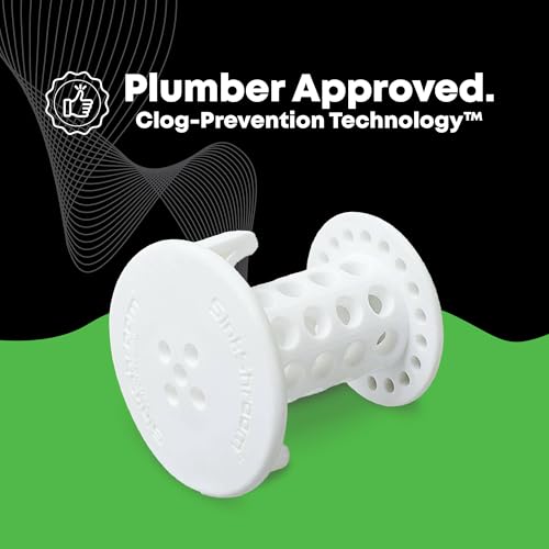 SinkShroom The Revolutionary Sink Drain Protector Hair Catcher/Strainer/Snare, White - color: White