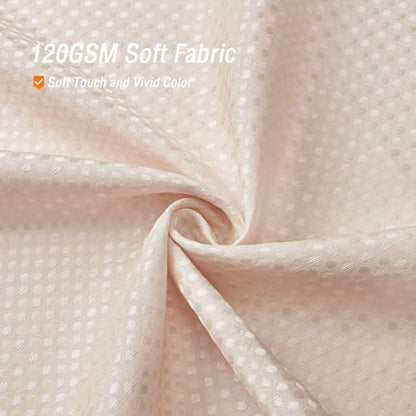 Blush Pink Fabric Shower Curtain, 72 X 72 | Cloth-Textured Shower Curtain for Bathroom - Soft Cloth & Hotel Spa Luxury, Water Repellent, Machine Washable - color: Blush Pink, size: 72"W x 72"L (Pack of 1)