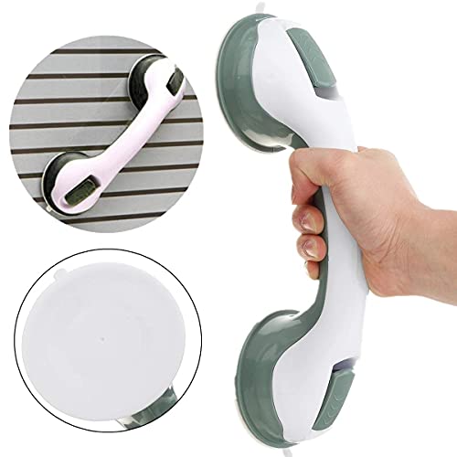 Handrail Bathroom Bathroom Grip Handle Show Tub Suction Cups Grab Bar Handle Support Strong Mount Grab Bar Support 2pcs 12'' Inch