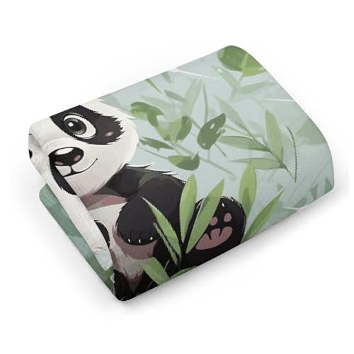 Panda Bamboo Luxury Microfiber Towel 28"x13" - Super Absorbent Quick Drying Bath Towel, Multi-Use Comfy Soft Beach Towels for Bathroom Hotel Swim Travel Camping Towels