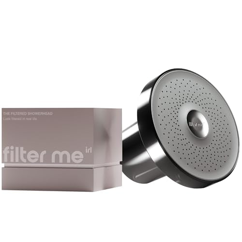 Filter Me IRL Filtered Shower Head - Removes Chlorine, Hard Minerals & Harmful Substances - Reduces Hair Fall, Acne & Breakouts - Improve Skin & Hair Health, Premium Water Pressure Showerhead | Chrome - color: Chrome
