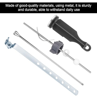 Universal Sink Drain Parts for Pfister PF0906, Lavatory Pop Up Stopper Assembly with Plug Pivot Ball Pull Rod & Linkage Bathroom Drain Repair Kit Replacement Part for PF WaterWorks PF0906