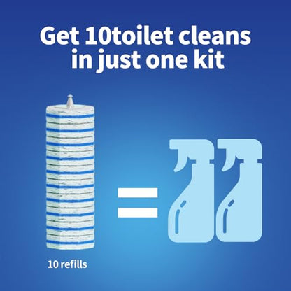 60pc Refills Disposable Toilet mats Brush Cleaning System, Toilet Cleaning Brush, 60 Replacement Brush Heads, No Handle or Base，Toliet Refills,Toilet Bowl Clean Refill Pads,Toilet Scrubber Refill - style: 60 refflls（Without handle）