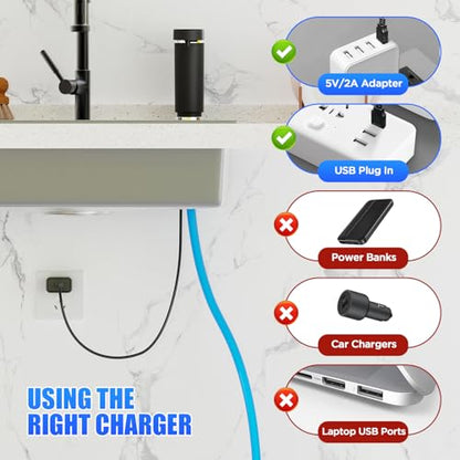 Touch-Free Automatic Dish Soap Dispenser for Kitchen Sink | Plug-in Electric Sink Soap Pump,Leak-Proof Universal Fit with 35" No-Spill Tube Kit, Easy Install Sleek for kitchen& bathroom