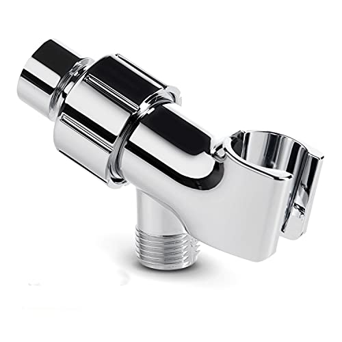 Shower Arm Holder for Handheld Shower Head, Adjustable Mount Bracket, G 1/2 3-Way Shower Arm Adapter with Swivel Ball,Universal Mount,Arm（abs）cooper head - color: Arm（ABS）cooper head