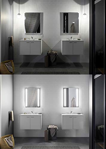 Kohler Verdera 20 in. W x 30 in. H Surface-Mount Lighted Medicine Cabinet - size: 20" W x 30" H, style: Lighted
