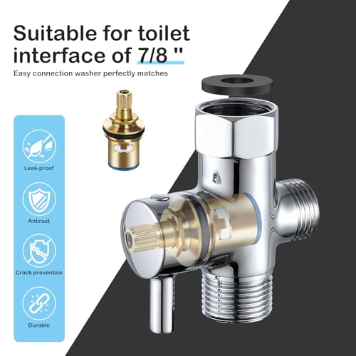 Handheld Bidet Sprayer for Toilet Kit Cleaning Assistant Jet Spray Bidet Attachment with Adjustable Water Pressure Easy Control One Button Shut-Off Water