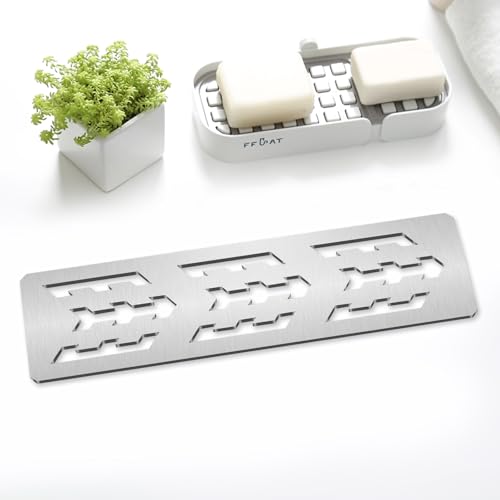 12 Inch Shower Niche Shelf Brushed Anodized Aluminum Finish Tile Insert | Rectangular Shelf For 12 Inch Tile Prefabricated Niches, Fits 1/8 Inch Grout Lines, Shower Niche Insert Brushed Anodized - size: Aluminum - Silver