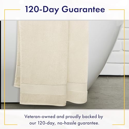100% Organic Luxury Bath Sheets - GOTS Certified - Extra Large 35x70 Inches (Pack of 2) Zero-Twist, Long-Staple Cotton Bath Sheet Set (Papyrus) - color: Papyrus, size: 2pc Bath Sheets