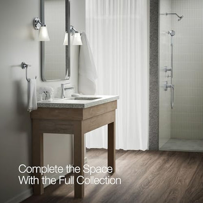 Kohler K-35048-4-CP Elate® Single-Handle Bathroom Sink Faucet, Bathroom Faucets, 1.2 GPM, Polished Chrome - color: Polished Chrome, size: 1.2 GPM