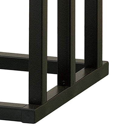 MyGift 33 Inch Standing Towel Rack, Freestanding Bath Towel Holder with 3 Tier Bamboo Wood Bar and Black Chrome Plated Metal, Drying Rack Stand for Bathroom, Laundry - size: 3 Tiers