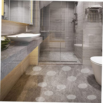 Anti-Slip Bath Tub Stickers 36pcs Peva Bathroom Stickers Non-Slip Shower Mat Safety for Elderly Disabled - size: 10.00X10.00X0.10CM