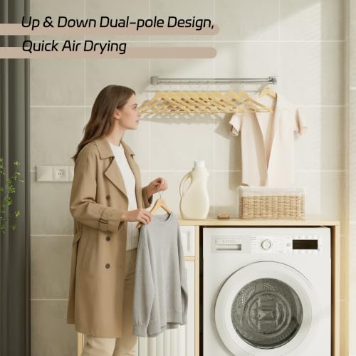 Alise Double Towel Bar, 32" Towel Rack for Bathroom Wall, Brushed Nickel | SUS304 Stainless Steel Bathroom Towel Holder, Quick Drying Towel Hanger Towel Rod, Useable Length 30.8" - color: Brushed Nickel, size: 32-Inch(Joining Process)