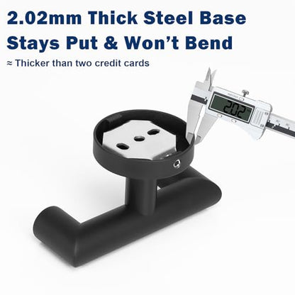 NearMoon Bathroom Double Towel Hook- SUS304 Stainless Steel Robe Towel Holder, Heavy Duty Double Coat Hook for Bathroom Livingroom Kitchen Wall Mounted (Matte Black-U, 2 Pack) - style: Matte Black-U