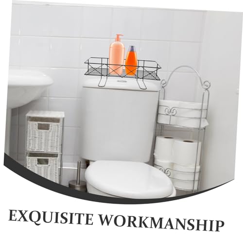 ULTECHNOVO Bathroom Worktop Storage Shelf Multi Use Over Toilet Organizer No Drilling Required Sleek Design for Bathroom Washroom Storage Elegant
