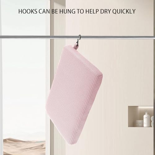 Shower Seat Cushion, Bath Chair Cushion, Bathtub Cushion for Soaking Tub, Non Slip Pad, Shower Safety Mat, Sauna Seat Cushion (Pink) - color: Pink
