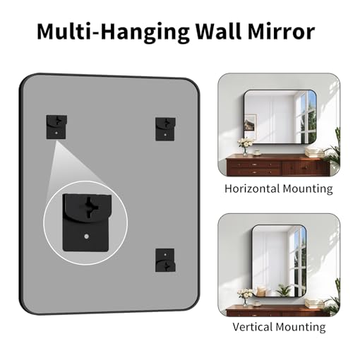Koonmi Bathroom Wall Mirror,30x40 Inch Large Vanity Mirror for Over Sink - size: 40"L x 30"W