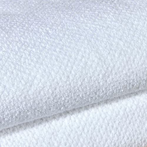 Christy Brixton 4 Piece White Towel Set | 100% Cotton | Ultra Soft | Super Absorbent | 600GSM | 2 Bath Towels 2 Hand Towels - color: White, size: 2 Hand 2 Bath Set
