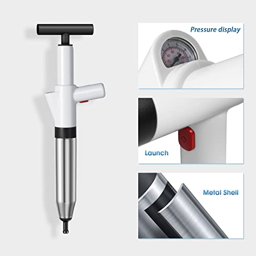 TheElves Toilet Plunger Heavy Duty High Pressure Clog Remover