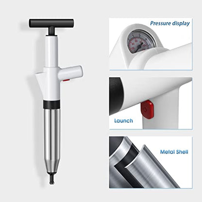 TheElves Toilet Plunger Heavy Duty High Pressure Clog Remover