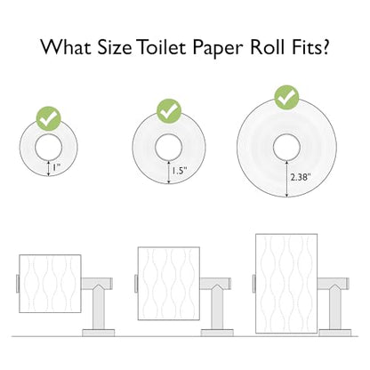 Design House Millbridge Toilet Paper Holder, Matte Black | Wall Mount, Classic, Zinc, Hardware, 544554