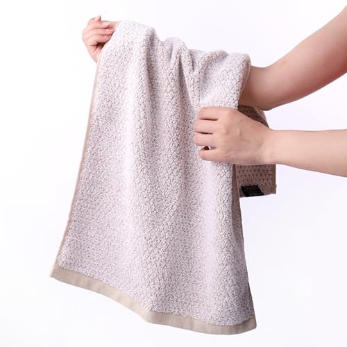 Everplush 4-Piece Premium Hand Towel Sets: Super-Soft, Highly Absorbent & Quick Drying Bathroom Towels – Versatile for Hotel, Bathroom, Shower, Spa, 16x30 Inches(Brown, 16" x 30") - color: Brown
