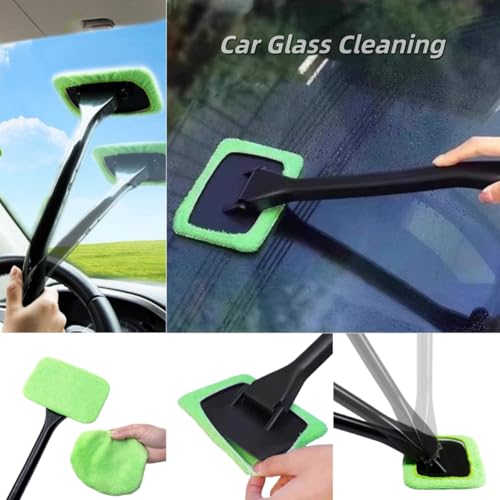 21Pcs Small Cleaning Brush for Car Glass & Gap Crevice Cleaning - Window/Door Tracks, Bathroom Sink, Mirrors, Window Sills, Sliding Doors, Shower Door Tracks