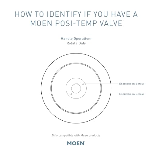 Moen Genta LX Pressure Balancing Eco-Performance Modern Shower Trim with Showerhead and Lever Handle, Posi-Temp Valve Required, Chrome, T2472EP - color: Chrome, size: (Pack of 1)