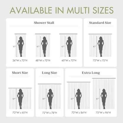 AmazerBath Shower Curtain Liner Stall, 48x72 Clear Shower Curtain Liner, Waterproof Plastic Shower Liner, Lightweight PEVA Shower Curtain for Bathroom with 3 Magnets and 8 Rustproof Metal Grommets - color: Clear, size: 48"W x 72"L (Pack of 1)
