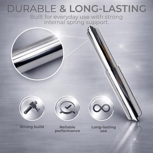 Toilet Paper Holder Spring Rod | Toilet Paper Roller Replacement | Standard & 7 Inch Size Toilet Paper Holder Replacement Rod (1, Chrome) - color: Chrome
