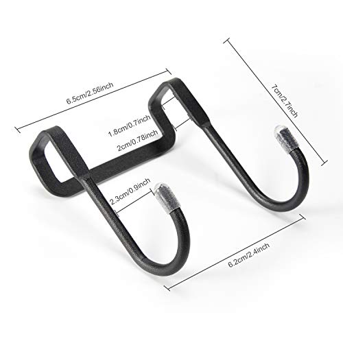 Patelai 8 Pcs Over Cabinet Hook Double S Shaped Cabinet Drawer Hanger Hook Durable Metal Heavy Duty Hooks for Kitchen, Closet, Bathroom, Drawer, Wardrobe Door, to Hang Bags, Clothes, Towels, Key