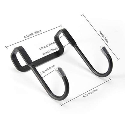 Patelai 8 Pcs Over Cabinet Hook Double S Shaped Cabinet Drawer Hanger Hook Durable Metal Heavy Duty Hooks for Kitchen, Closet, Bathroom, Drawer, Wardrobe Door, to Hang Bags, Clothes, Towels, Key