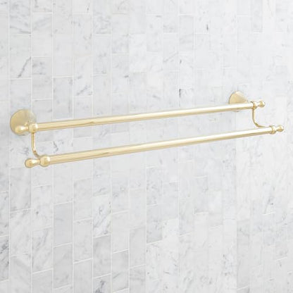 Signature Hardware 955107 Traditional 26-3/4" Towel Bar - color: Polished Nickel