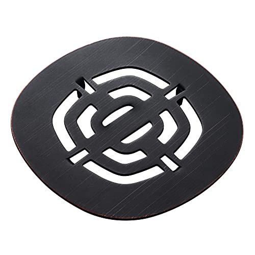 Bropury Easy-to-Install Snap-in Stainless Steel Shower Strainer Shower Drain Grid (Oil Rubbed Bronze) - color: Oil Rubbed Bronze