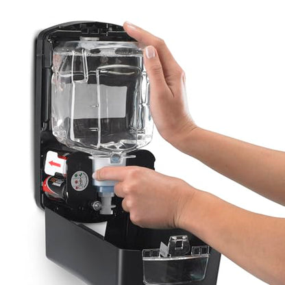 GOJO LTX-12 Automatic Foam Hand Soap Dispenser Chrome 1200mL 1ct - 1919-01 - color: Chrome/Black