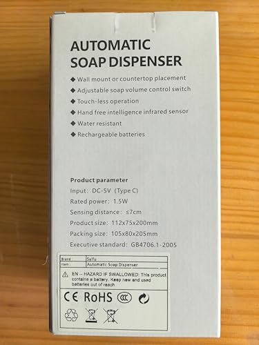 Automatic Foaming Soap Dispenser - Hand Free Pump Touchless Soap Dispenser USB Rechargeable Dispenser with 380ml, 4levels Adjustable Dispenser for Bathroom Kitchen - color: Golden-foaming