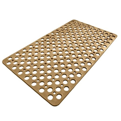 Bath Mat for Tub, 28 X 15 Inches Easy Clean Non Slip Machine Washable Large Bathroom Mat Set with Suction Cups and Drain Holes,Durable Grey Bath Mat for Home,Bathroom,Inside Shower Floor,Bathtub - color: Coffee