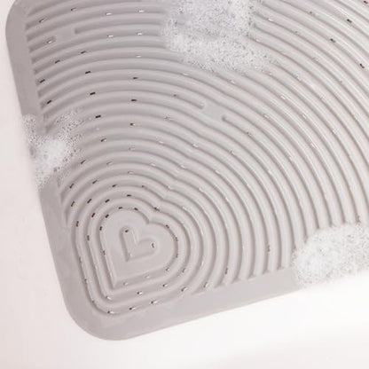 Munchkin Soft Spot Baby Bath Mat for Tub, Cushioned Bathtub Mat for Toddlers and Kids, 36"x17", Grey - style: Bath Mat