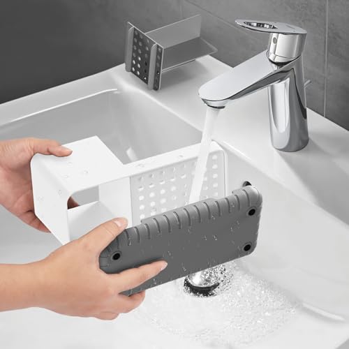 PARKMANI Toothbrush Holders for Bathrooms, Kids Electric Toothbrush and Toothpaste Holder with Drainage, Tooth Brush Holder for Bathroom Countertop Organizer (Grey) - color: Grey
